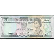 Фиджи 1 Доллар 1983 год , UNC, Елизавета 2