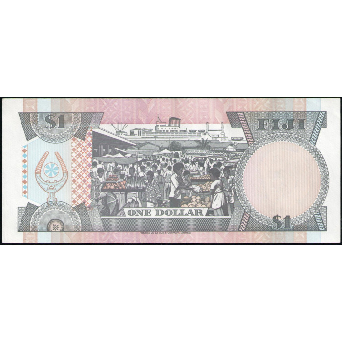 Фиджи 1 Доллар 1983 год , UNC, Елизавета 2