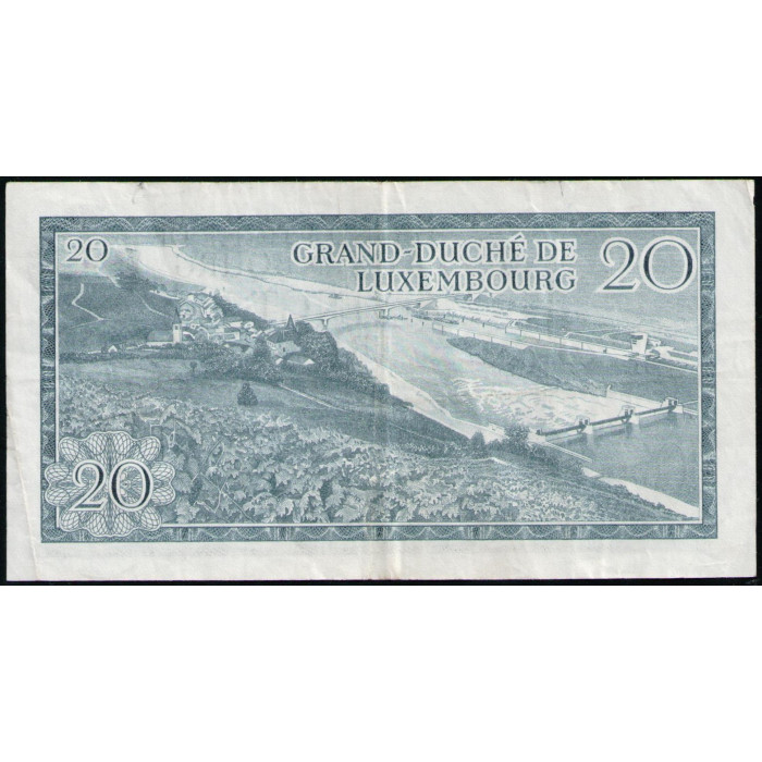 Люксембург 20 Франков 1966 год