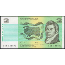 Австралия 2 Доллара 1985 год , АUNC , Джон Макартур , Овца 