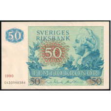 Швеция 50 Крон 1990 год , XF