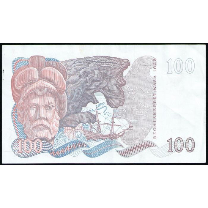 Швеция 100 Крон 1978 год , VF