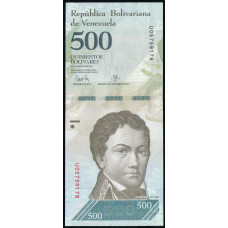 Венесуэла 500 Боливар 2017 год , UNC
