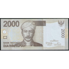 Индонезия 2000 Рупий 2013 год , UNC, Принц Антасари