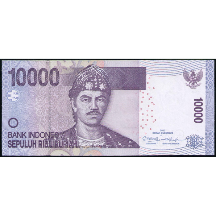 Индонезия 10000 Рупий 2013 год , UNC