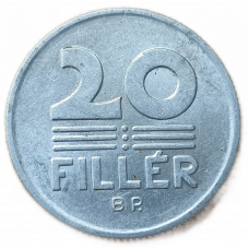 Венгрия 20 Филлеров 1989 год