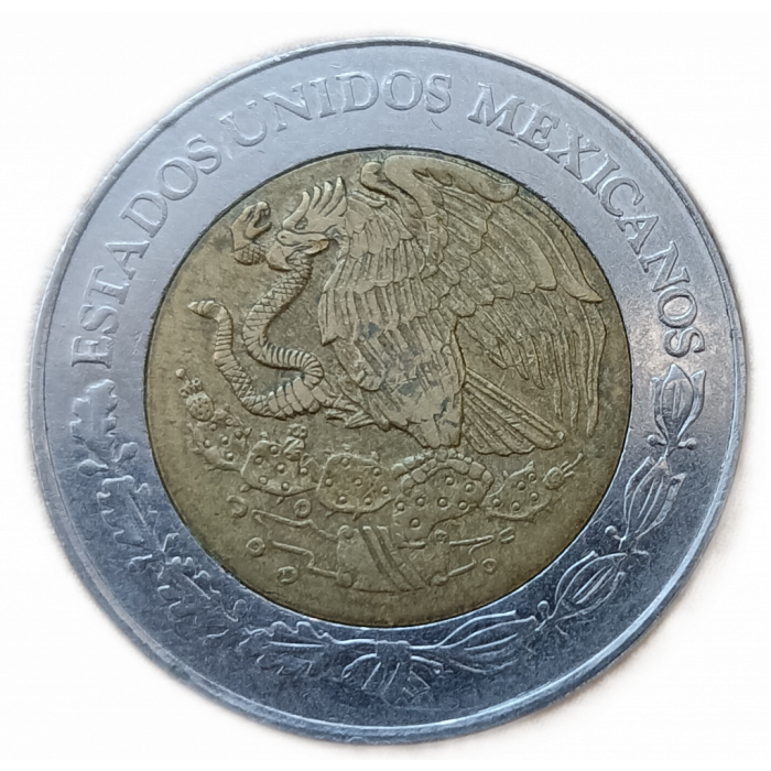 Мексика 2 Песо 2009 год , Биметалл