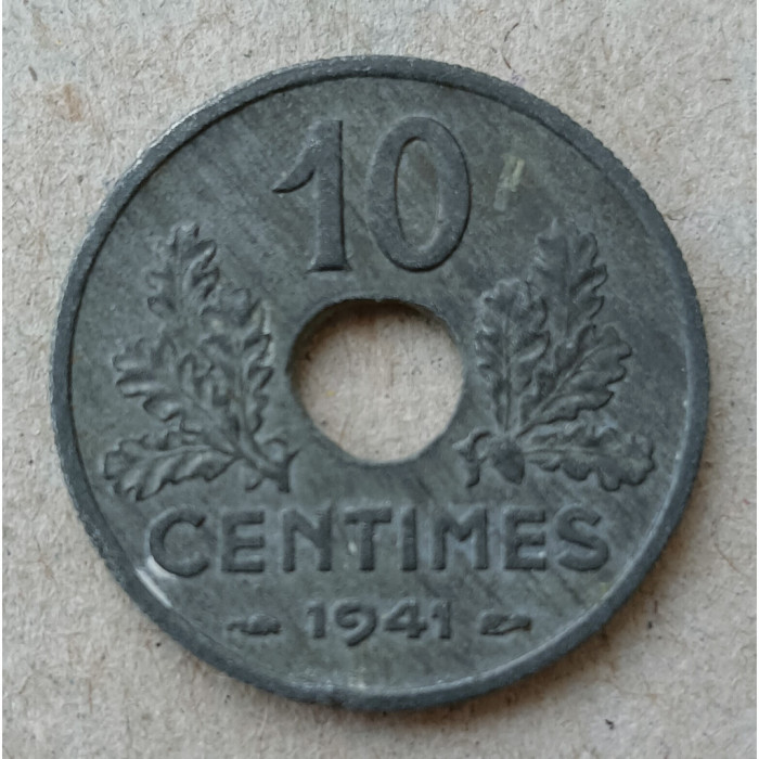 Франция 10 Сентим 1941 год , Правительство Виши