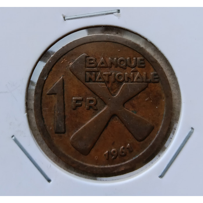 Катанга 1 франк 1961 год , Бананы