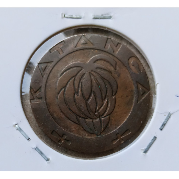 Катанга 1 франк 1961 год , Бананы