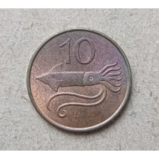 Исландия 10 Эйре 1981 год , Кальмар