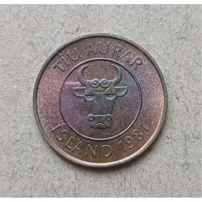 Исландия 10 Эйре 1981 год , Кальмар