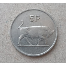 Ирландия 5 Пенсов 1980 год , Бык