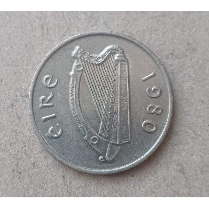 Ирландия 5 Пенсов 1980 год , Бык