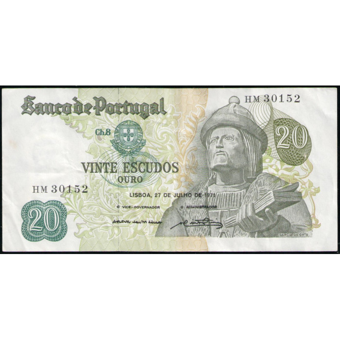 Португалия 20 Эскудо 1971 год