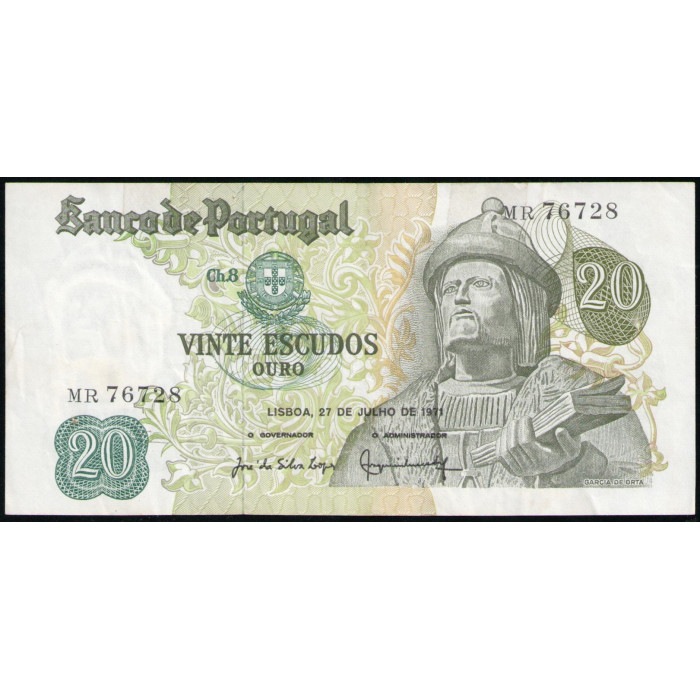 Португалия 20 Эскудо 1971 год