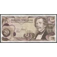 Австрия 20 Шиллингов 1967 год