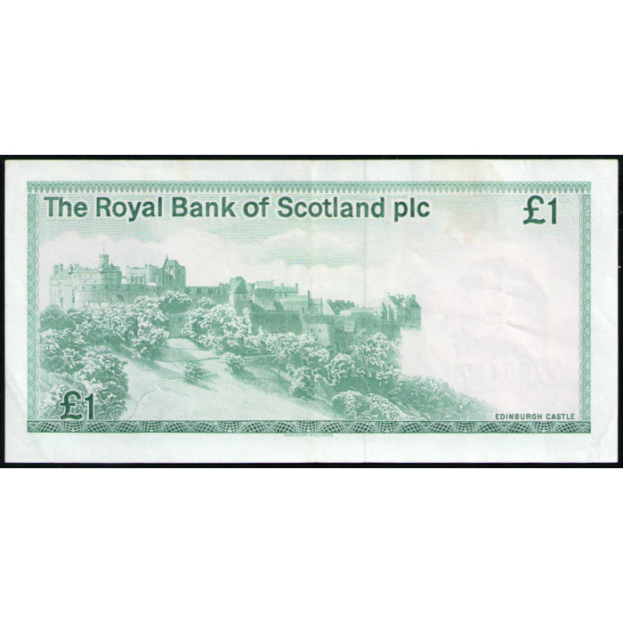 Шотландия 1 Фунт 1984 год , Эдинбургский замок