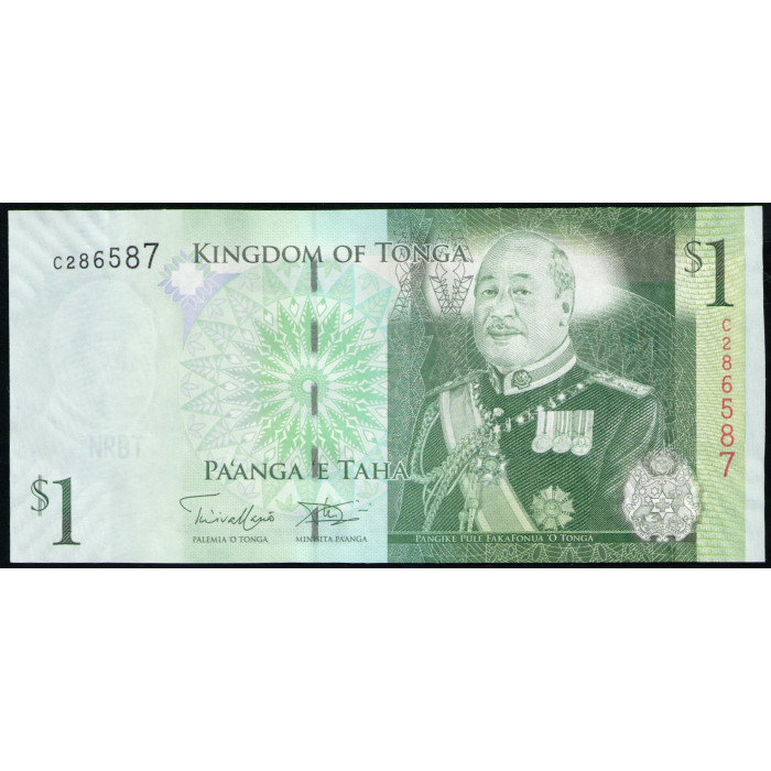 Тонга 1 Паанга 2009 год , UNC