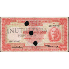 Мозамбик 100 эскудо 1958 год , Гашение