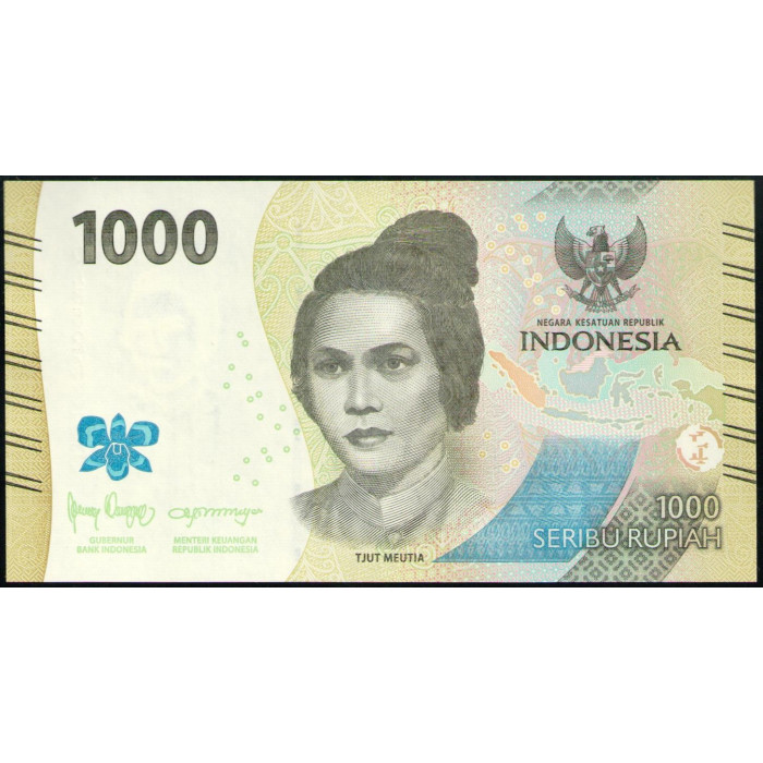 Индонезия 1000 Рупий 2024 год , UNC