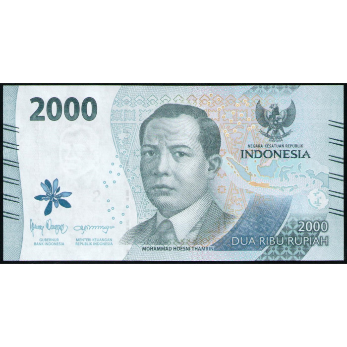 Индонезия 2000 Рупий 2023 год , UNC