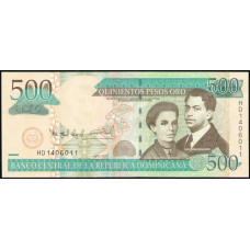 Доминикана 500 Песо 2010 год , UNC