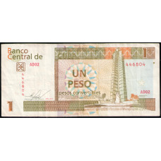 Куба 1 Песо 2011 год , Памятник Хосе Марти , Гавана