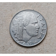 Италия 20 Чентезимо 1941 год, Виктор Эммануил 3