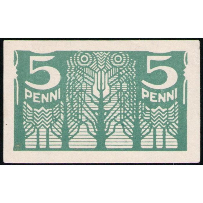 Эстония 5 Пенни 1919 год