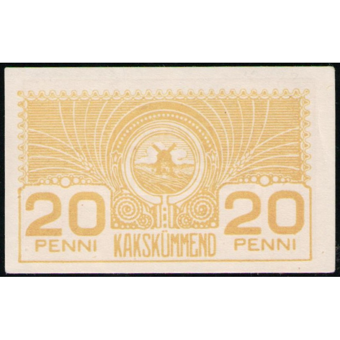 Эстония 20 Пенни 1919 год
