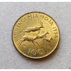 Танзания 100 Шиллингов 1994 год , Импала , Африканская антилопа