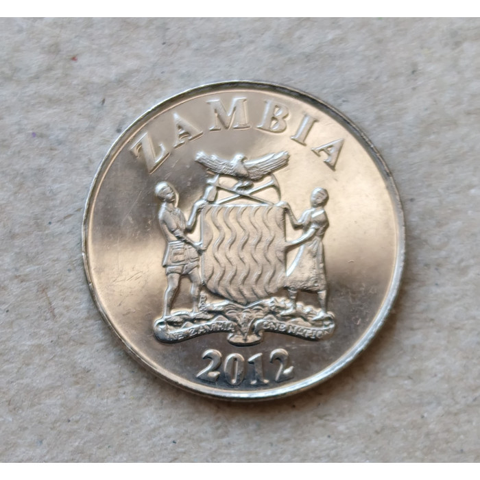 Замбия 1 Квача 2012 год , Птица Бородастик