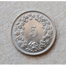 Швейцария 5 Раппенов 1963 год