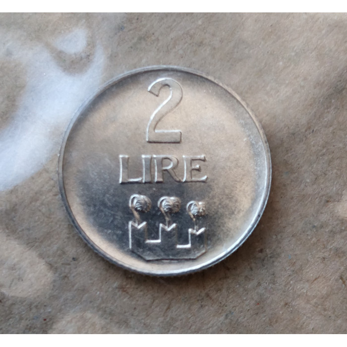 Сан-Марино 2 лиры 1972 год , Святой Марин , Запайка