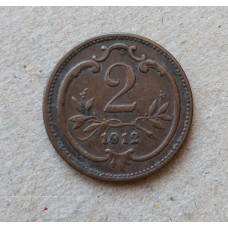 Австрия 2 Геллера 1912 год