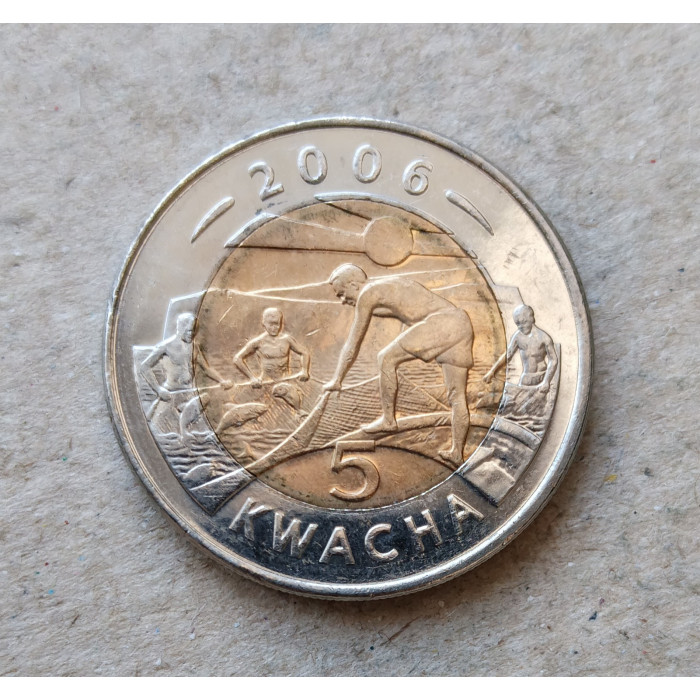 Малави 5 квача 2006 год , Биметалл