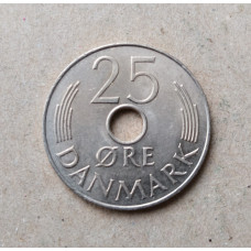 Дания 25 Эре 1978 год 
