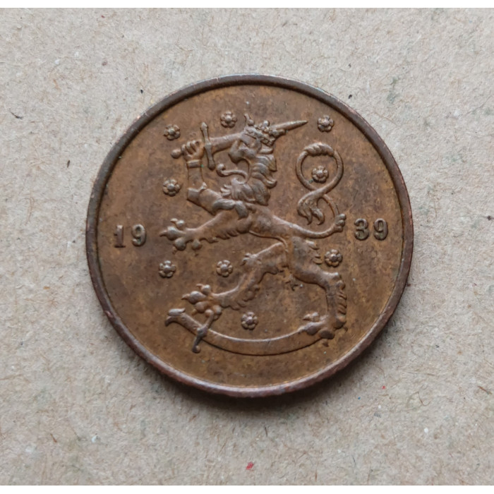 Финляндия 10 Пенни 1939 год