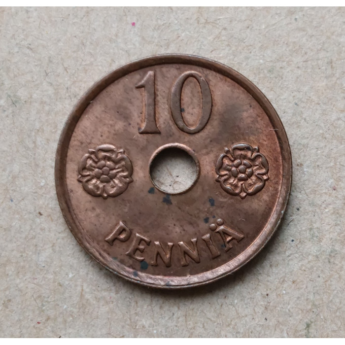 Финляндия 10 Пенни 1942 год