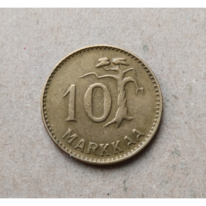 Финляндия 10 марок 1953 год