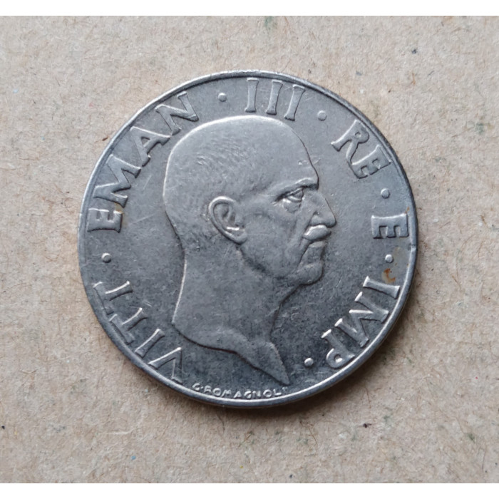 Италия 50 Чентезимо 1940 год , Орел