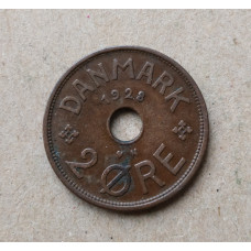 Дания 2 Эре 1928 год 