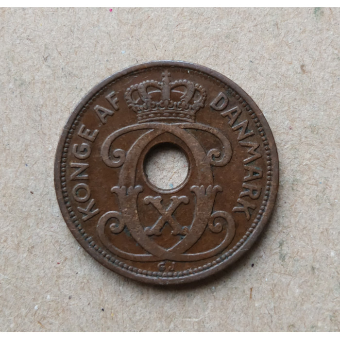 Дания 2 Эре 1928 год 