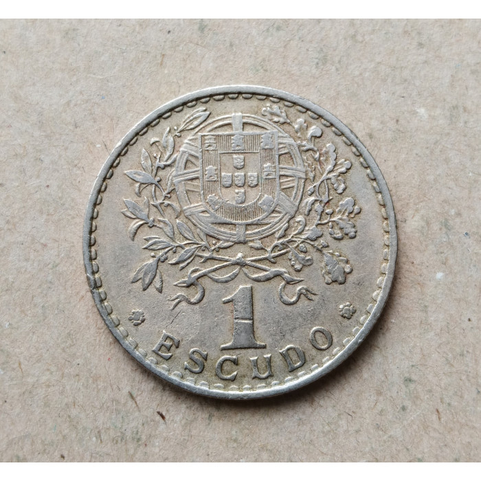 Португалия 1 эскудо 1962 год 