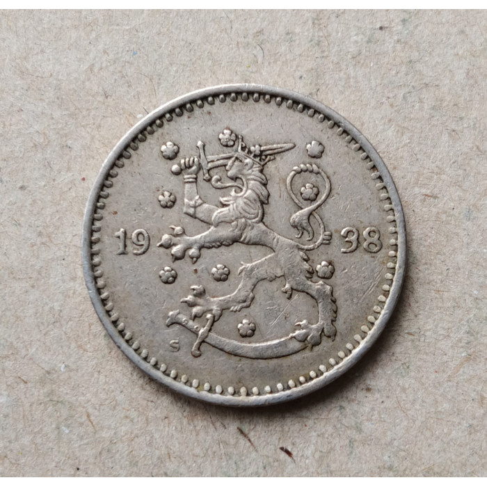 Финляндия 1 Маркa 1938 год