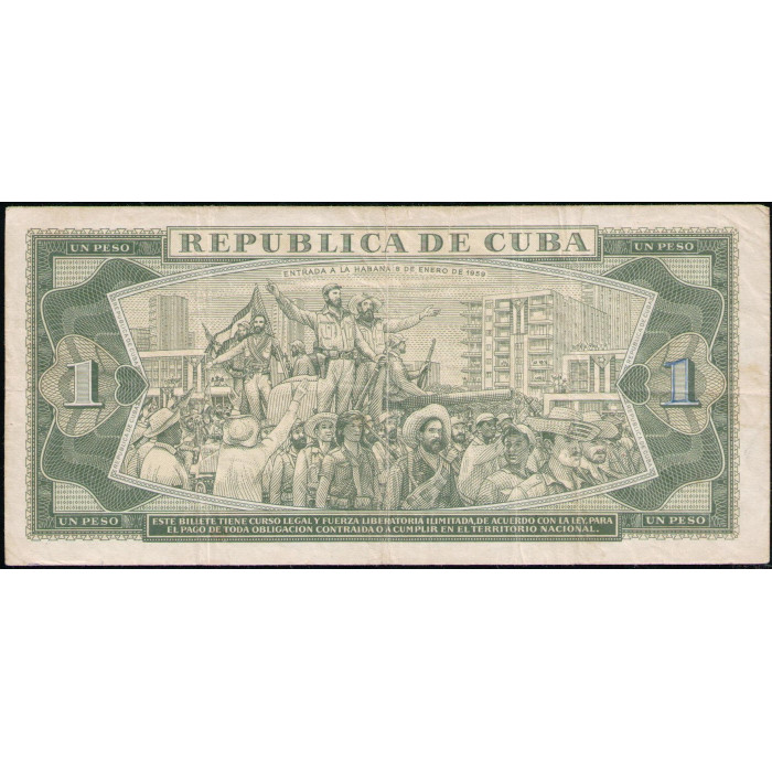 Куба 1 Песо 1972 год 