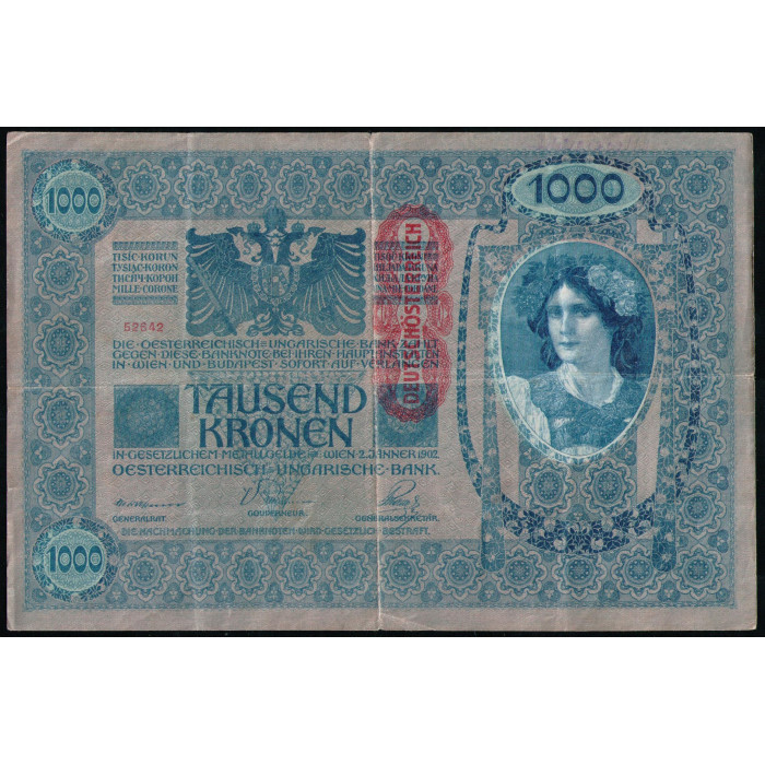 Австрия 1000 Крон 1902 год 