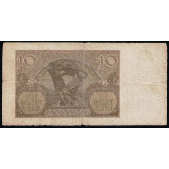 Польша 10 Злотых 1940 год