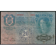 Австрия 20 Крон 1913 год 